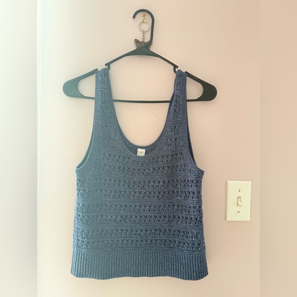 Old Navy Blue Knit Top - Picture 1 of 4